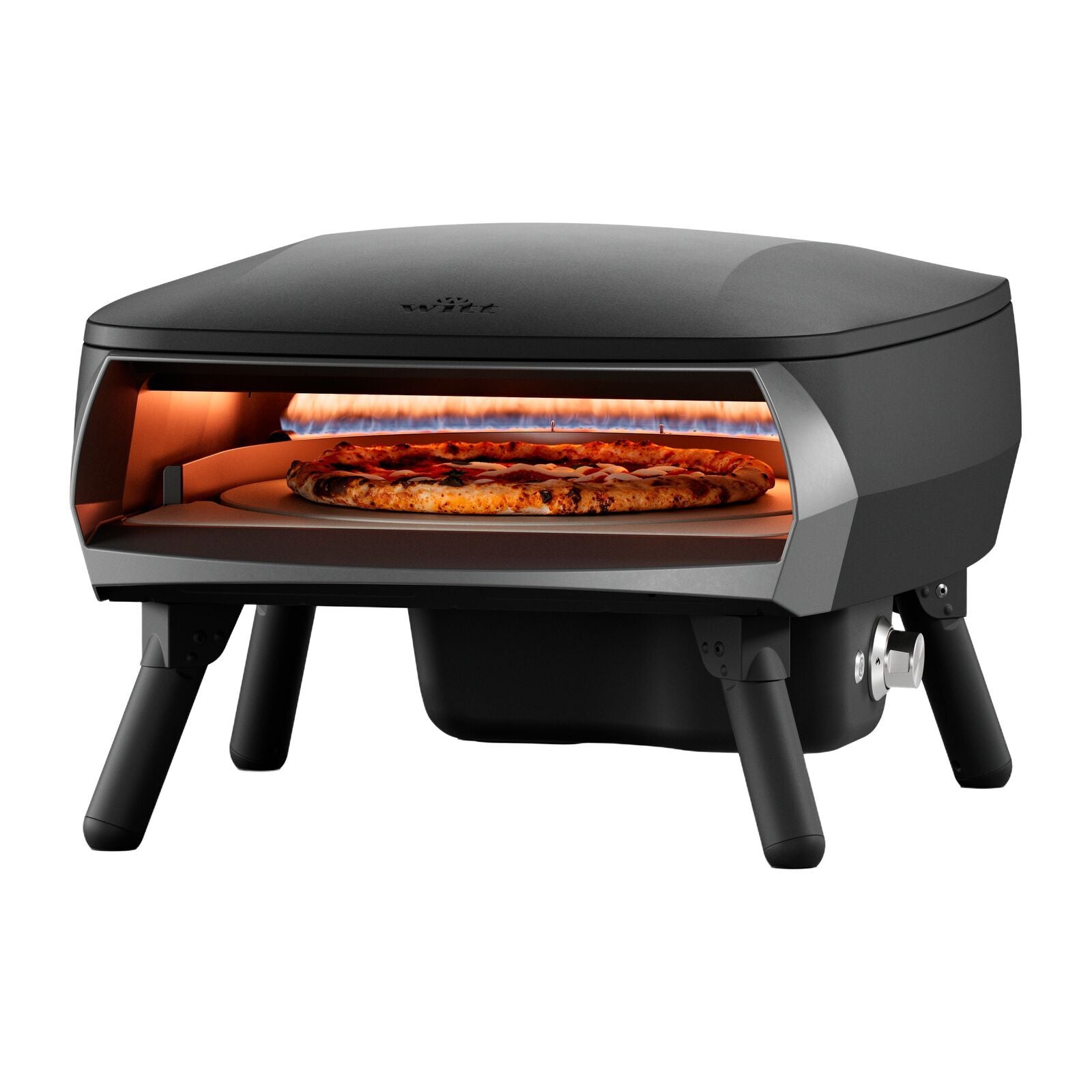 Witt Piccolo Rotante 16" EU Pizzauuni Musta