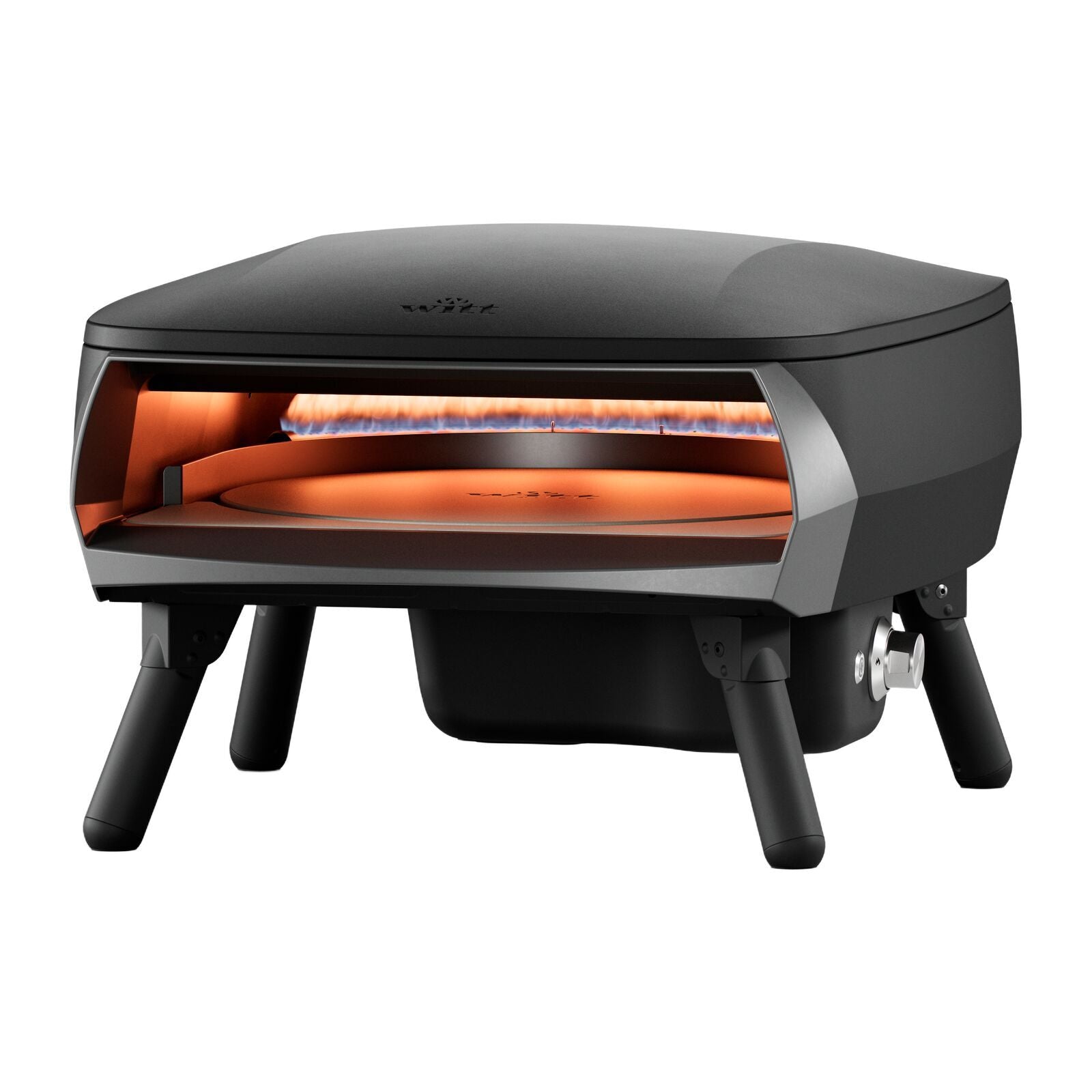 Witt Piccolo Rotante 16" EU Pizzauuni Musta