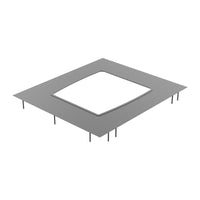 Witt Pizza Trolley Master toppplate for 13in Piccolo Pizza Station rustfritt stål