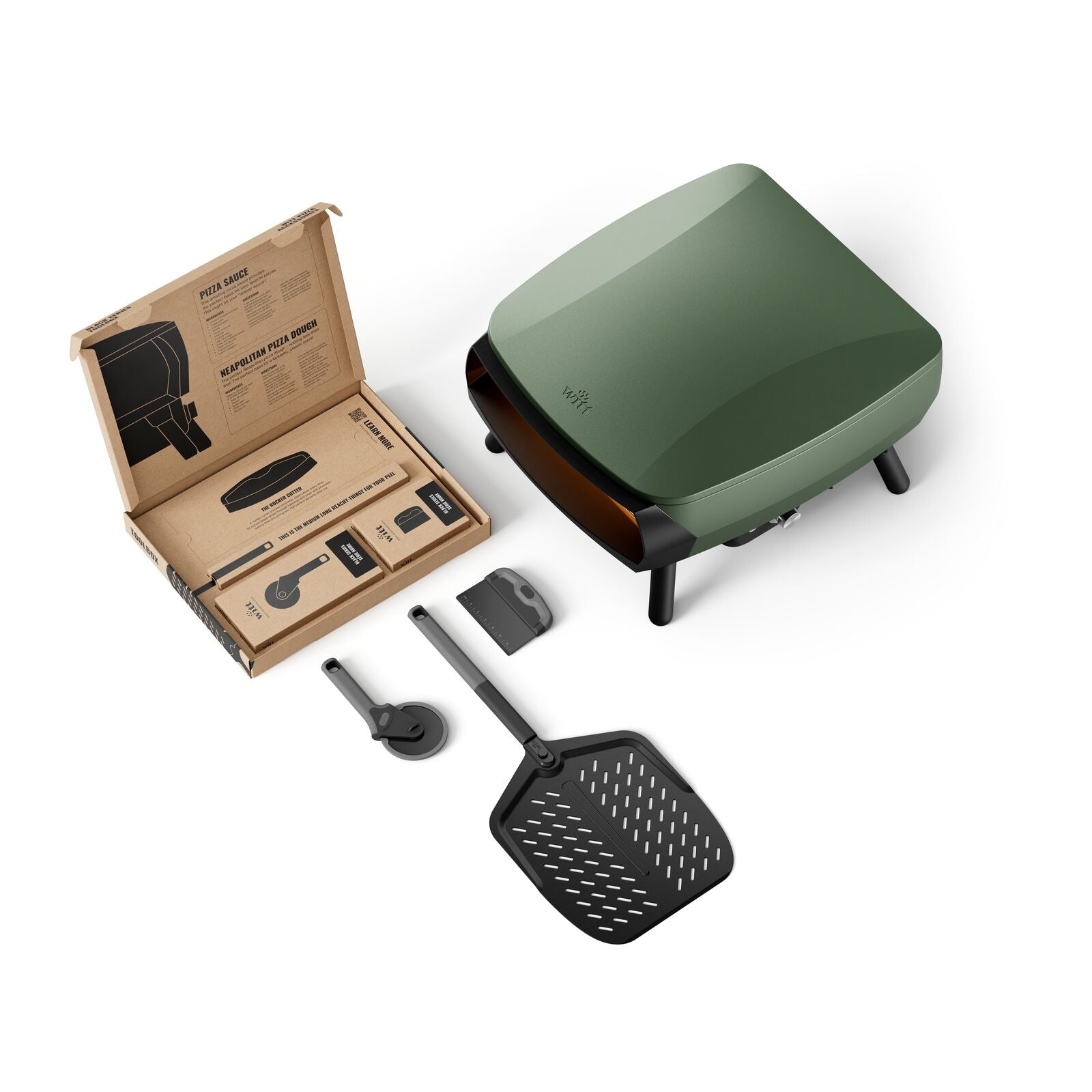 Witt Piccolo Rotante 16" EU Værktøjskasse 3 Pizzaovn Grøn