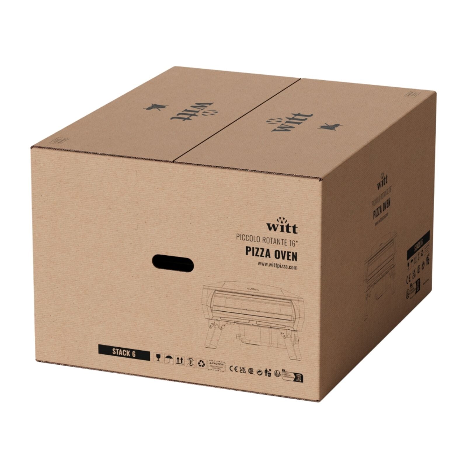 Witt Piccolo Rotante 16" EU Værktøjskasse 3 Pizzaovn Grøn