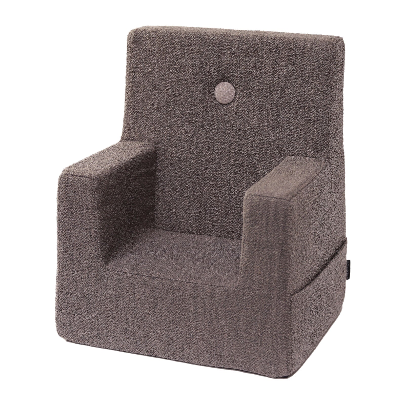 By KlipKlap KK Kids Chair Brown bouclé w. sand