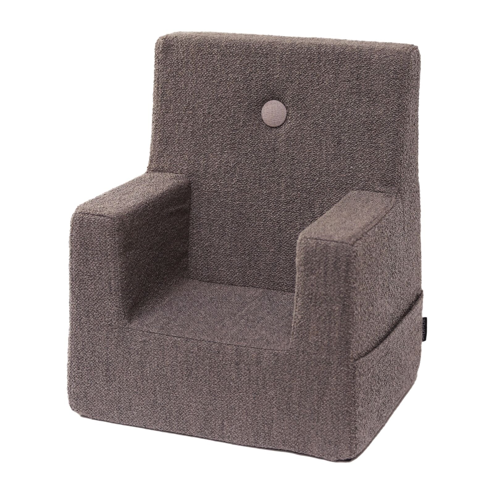 By KlipKlap KK Kids Chair Brown bouclé w. sand