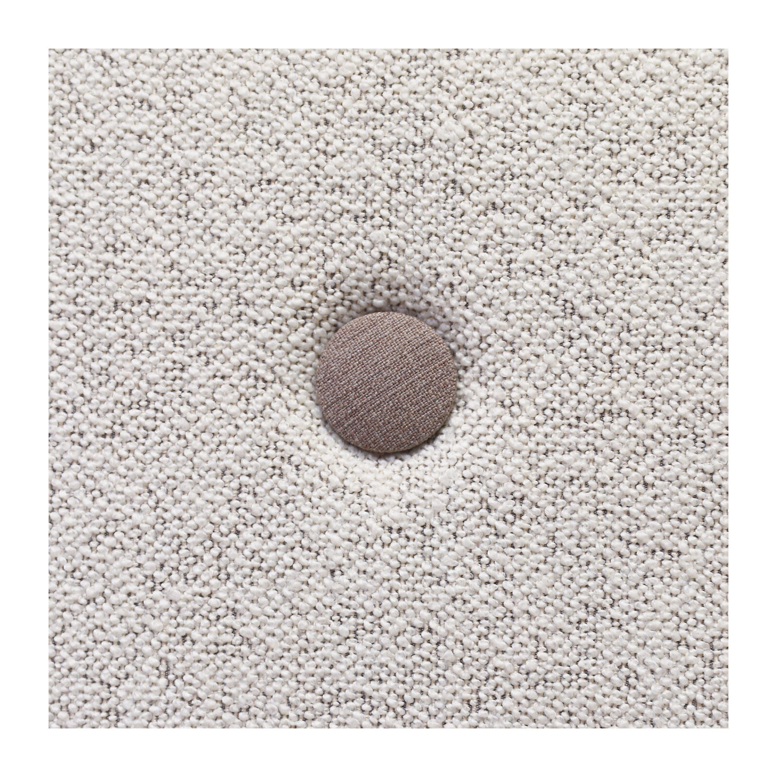 By KlipKlap KK Kids Chair Beige bouclé w. sand