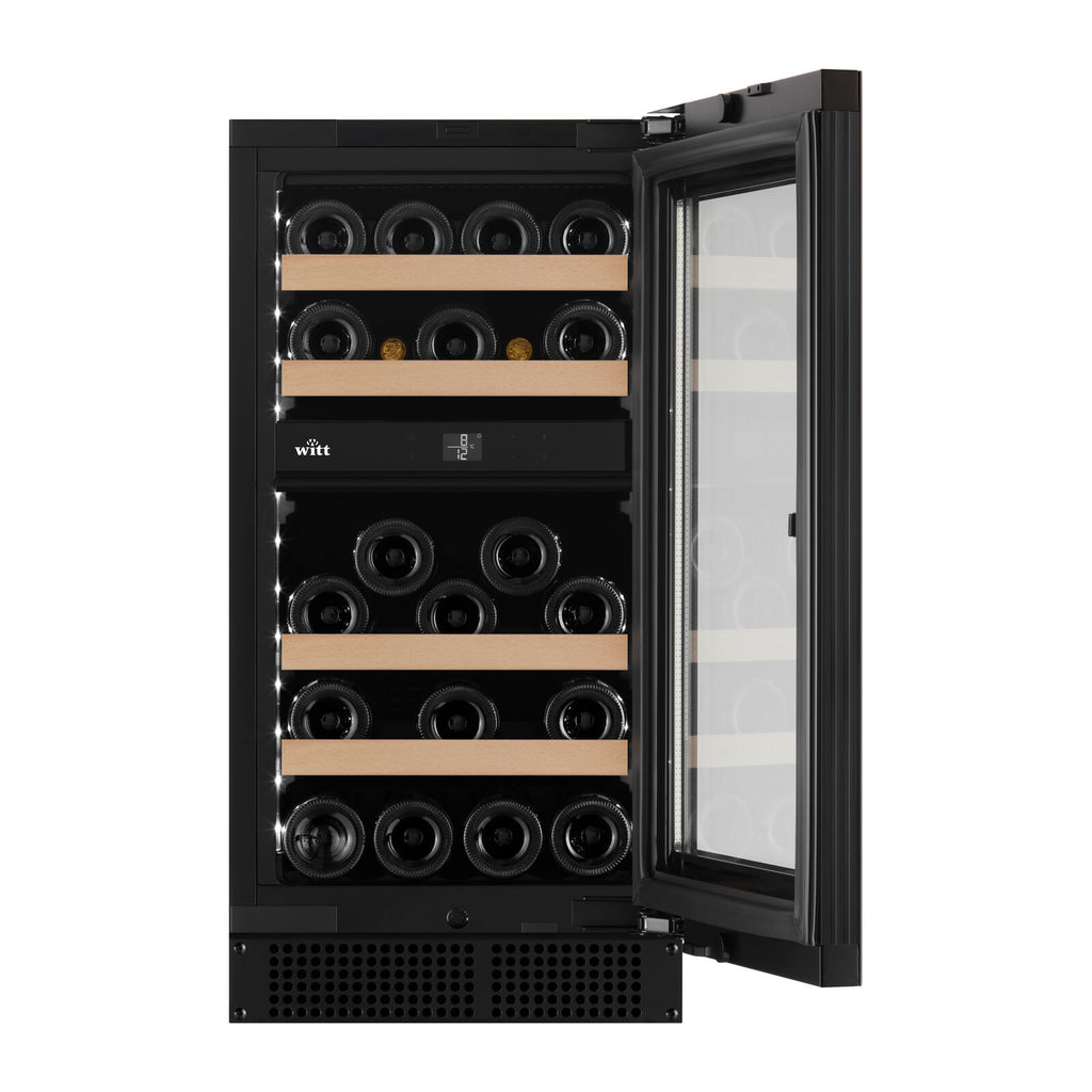 Witt WU4070P-2B29 bordmodell vinkjøleskap svart