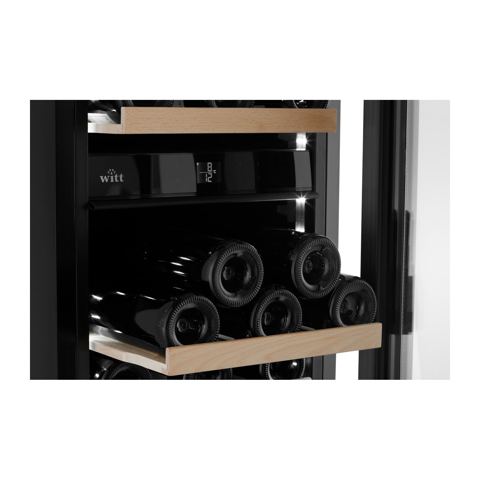 Witt WU4070P-2B29 Tabletop wine cabinet Black