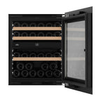 Witt WIU6070P-2B33 Integrert vinskap Svart
