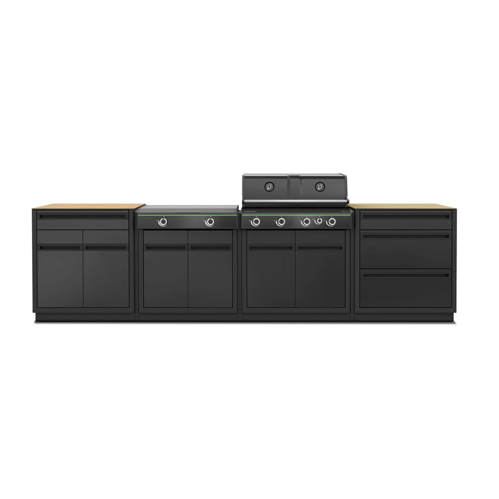 Outdoorchef Kitchen varme X-415/245 30MB HPL BBQ Modul Sort