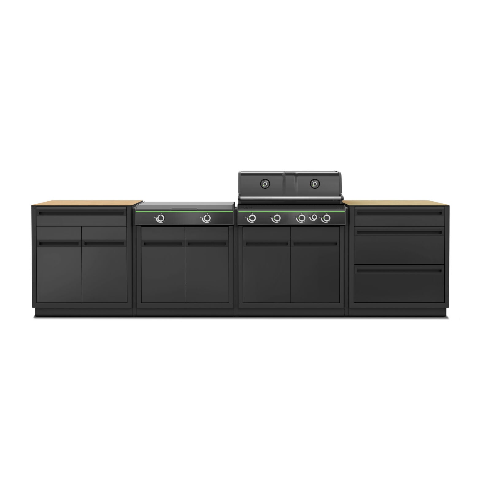 Outdoorchef Kitchen varme X-415/245 30MB HPL BBQ Modul Sort