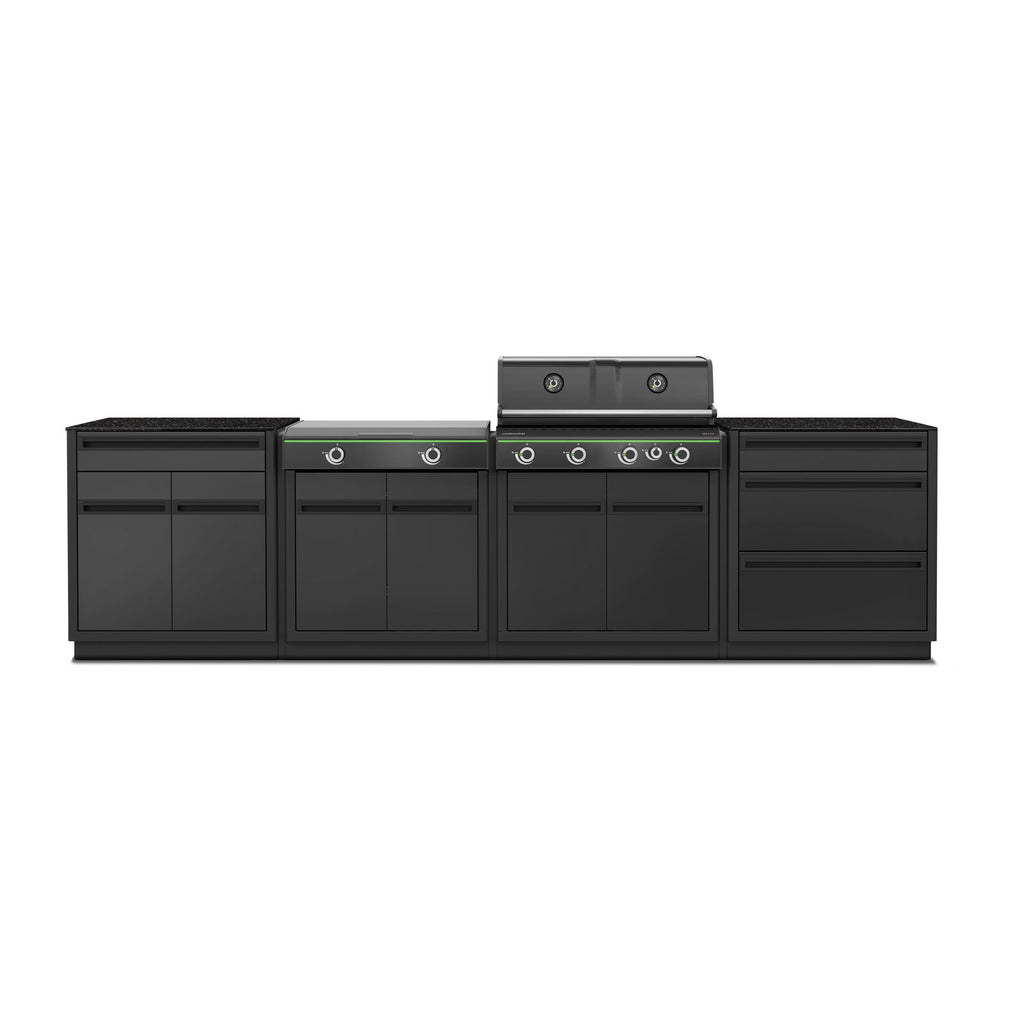 Outdoorchef Kitchen varme X-415/245 30MB granit BBQ Modul Sort