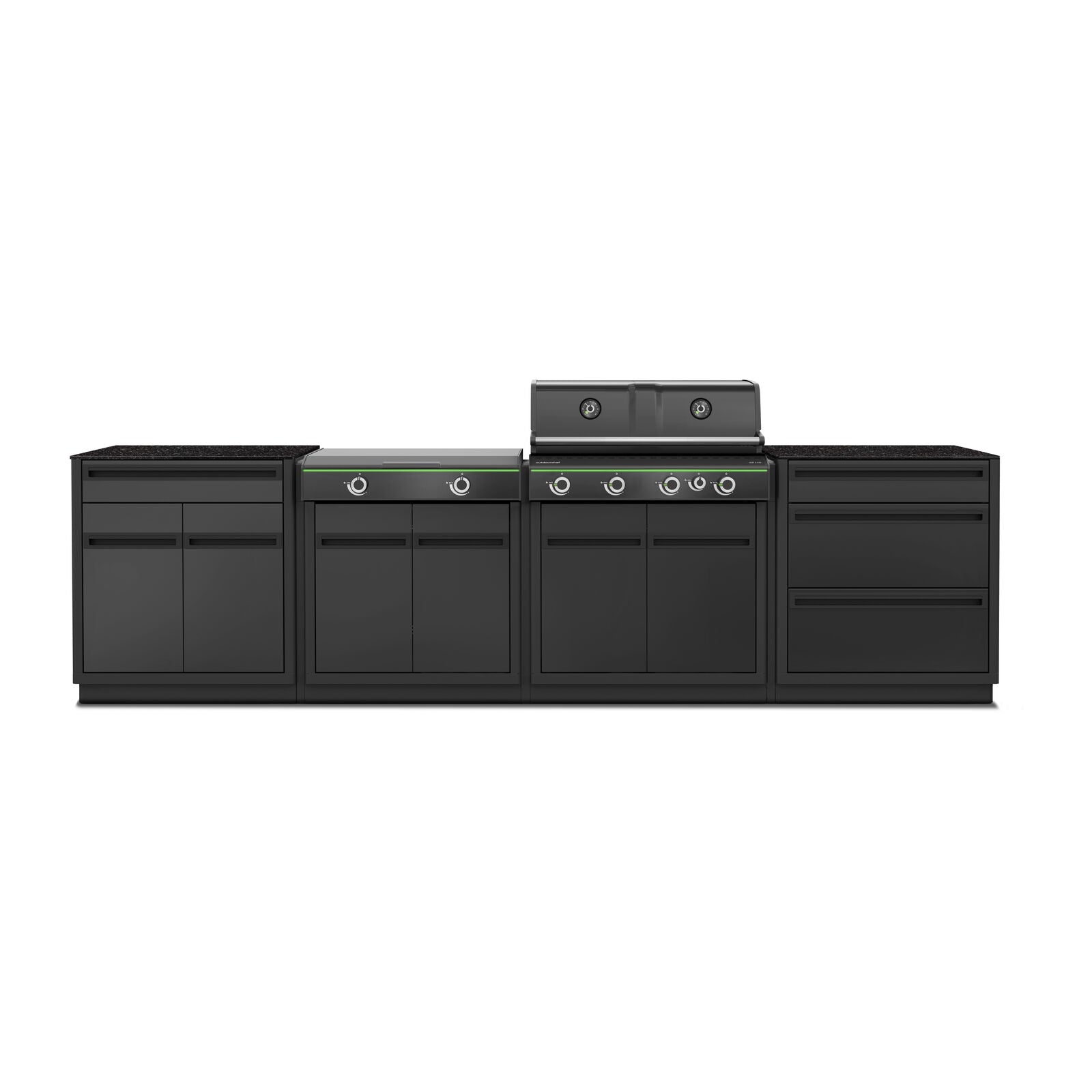 Outdoorchef Kitchen varme X-415/245 30MB granit BBQ Modul Sort