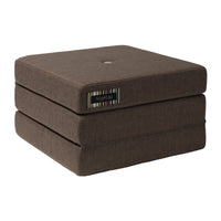 by KlipKlap 3 Fold Single Mattress Brown