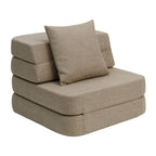by KlipKlap 3 Fold Sofa Single Sand