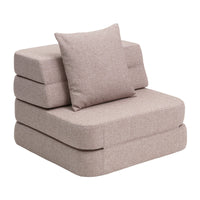 by KlipKlap 3 Fold Sofa Single Soft Rose