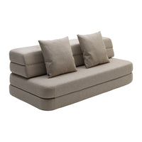 by KlipKlap 3 Fold Sofa XL Soft 140 cm Beige