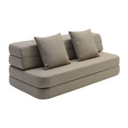 by KlipKlap 3 Fold Sofa XL Soft 140 cm Sand