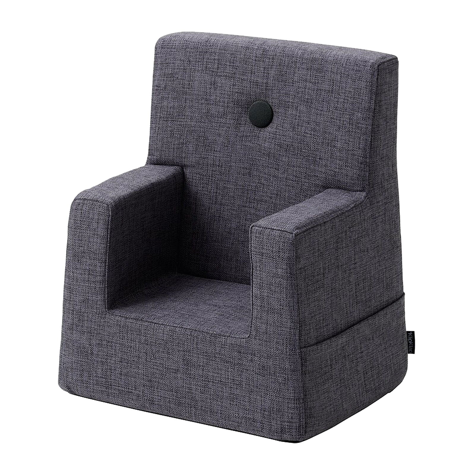 By KlipKlap KK Kids Chair Blue Grey w. Grey