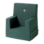 By KlipKlap KK Kids Chair Deep Green w. Light Green
