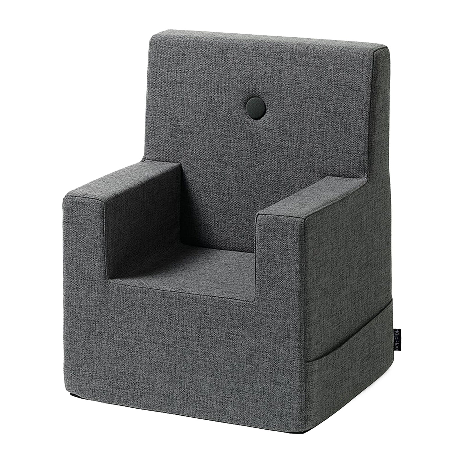 By KlipKlap KK Kids Chair XL Blue Grey w. Grey
