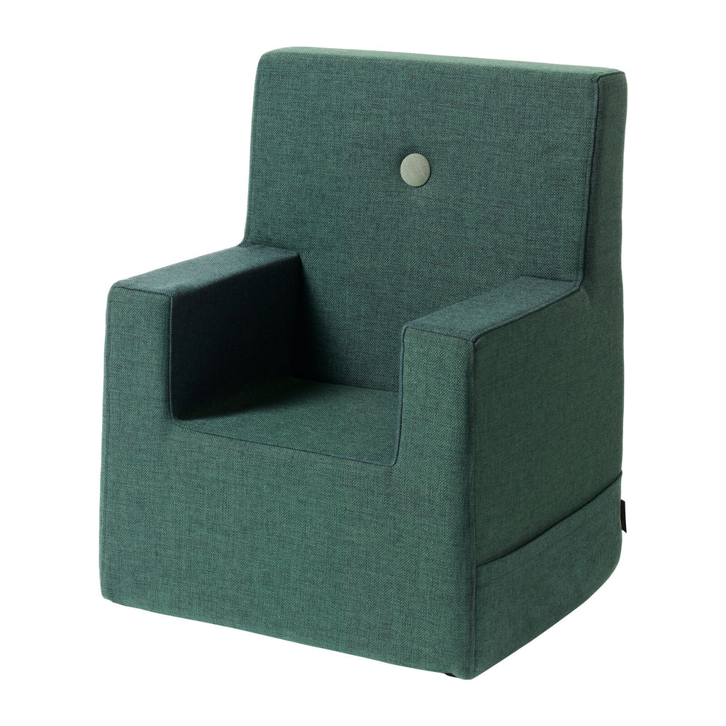 By KlipKlap KK Kids Chair XL Deep Green w. Light Green