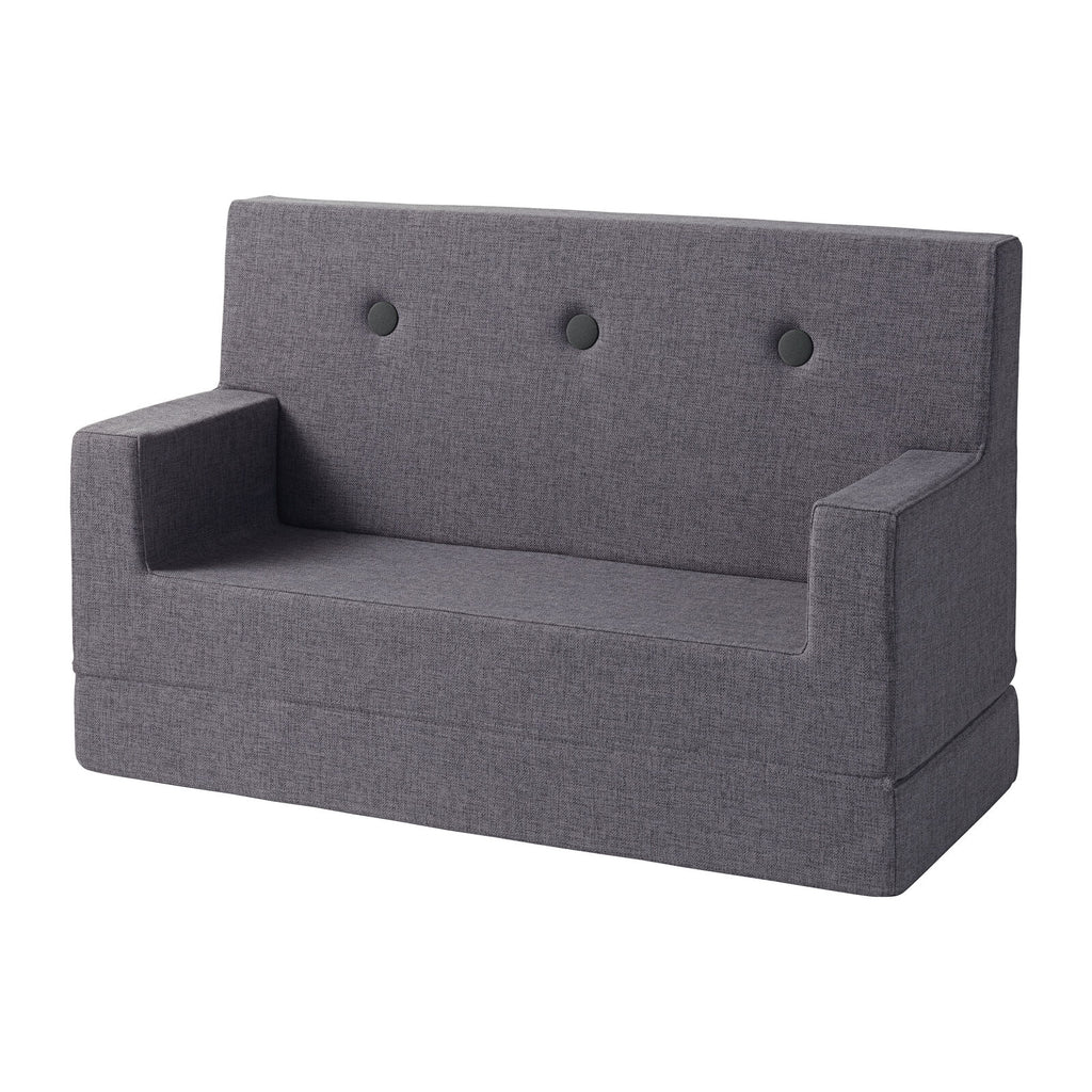 by KlipKlap Kids Sofa Blue Grey