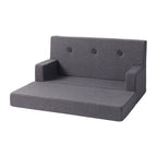 by KlipKlap Kids Sofa Blue Grey