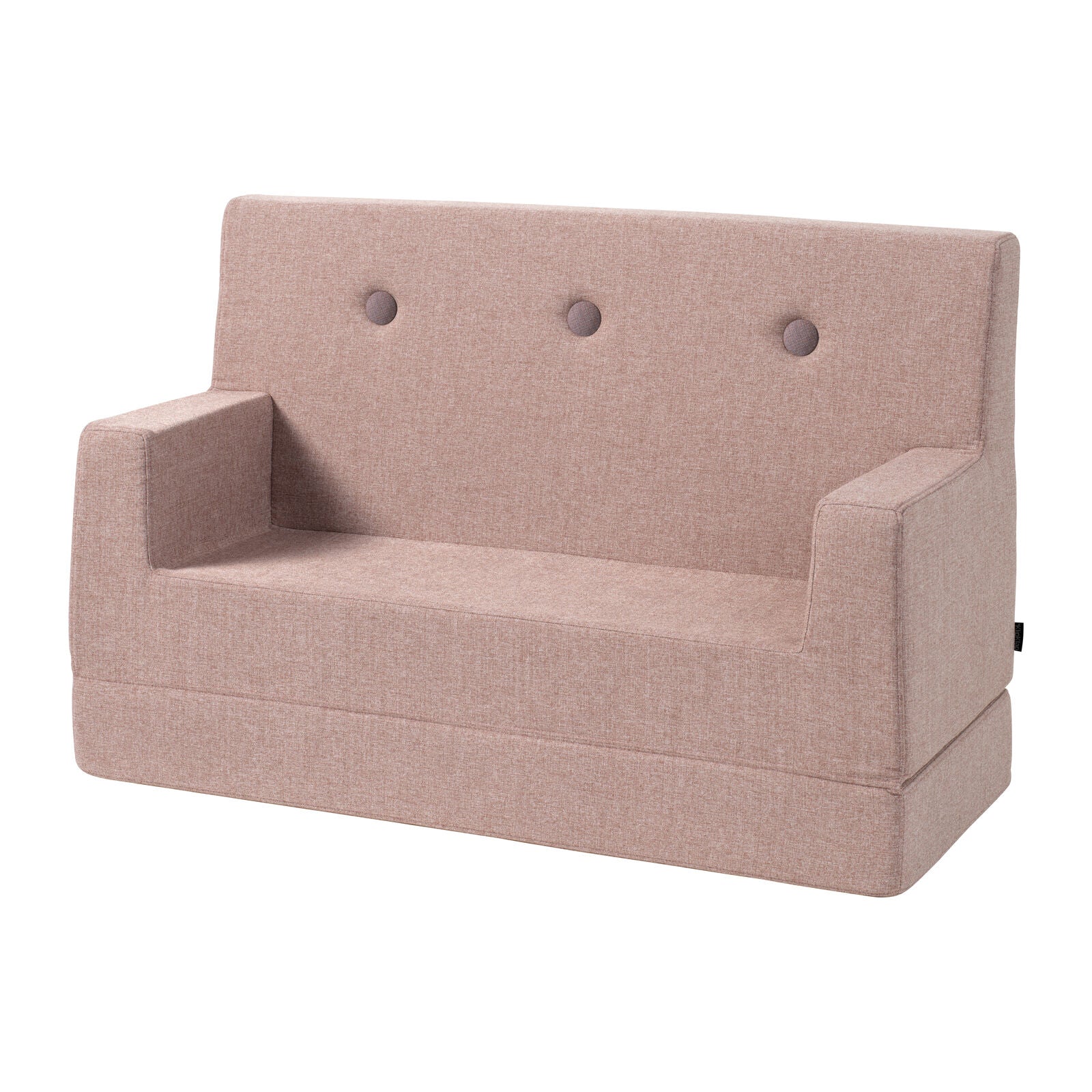 By KlipKlap KK Kids Sofa Soft Rose w. Rose