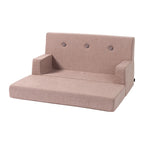 By KlipKlap KK Kids Sofa Soft Rose w. Rose