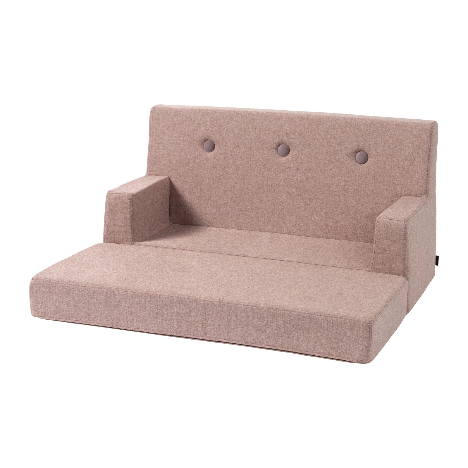 By KlipKlap KK Kids Sofa Soft Rose w. Rose