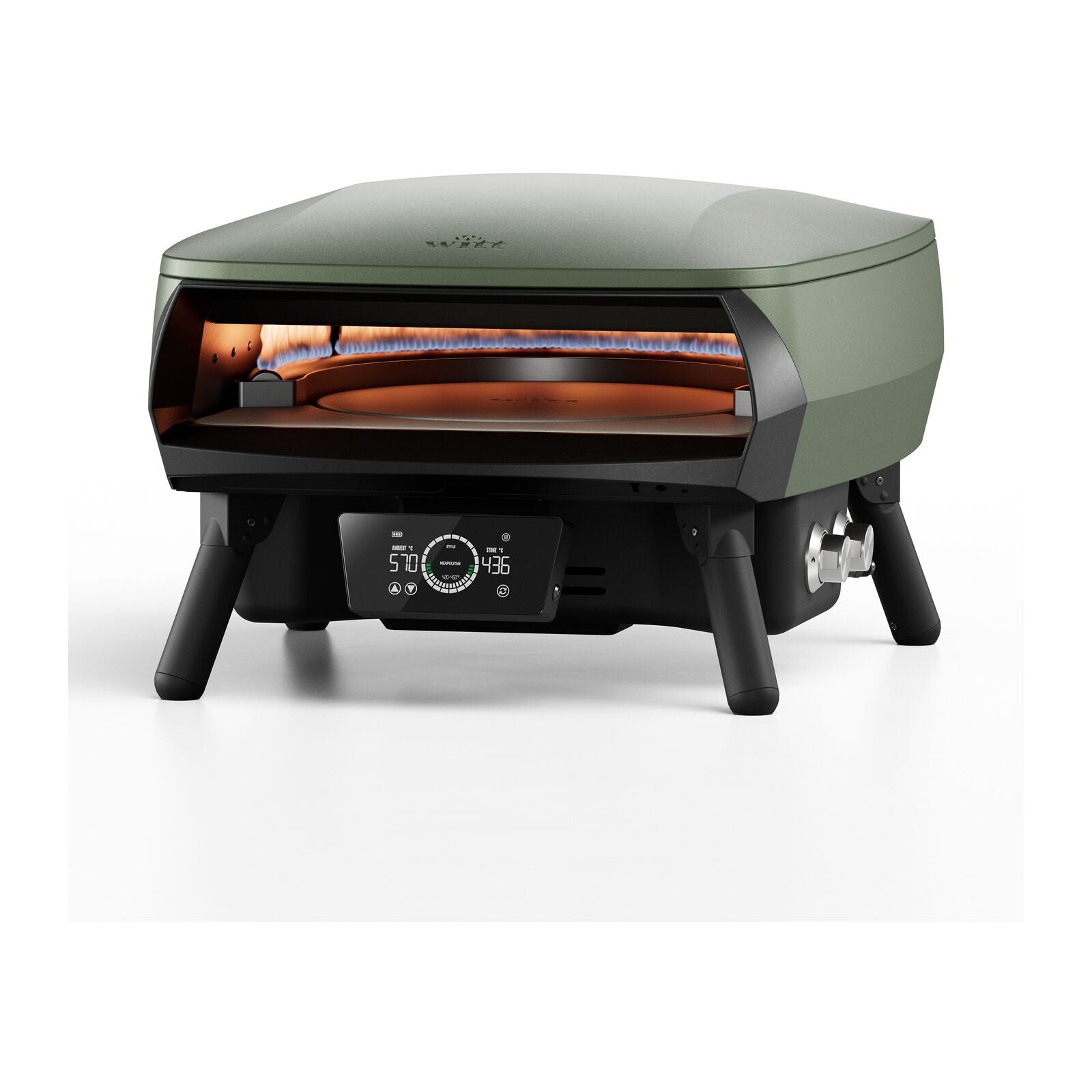 Witt ETNA Rotante Control 13" EU Pizza oven Green