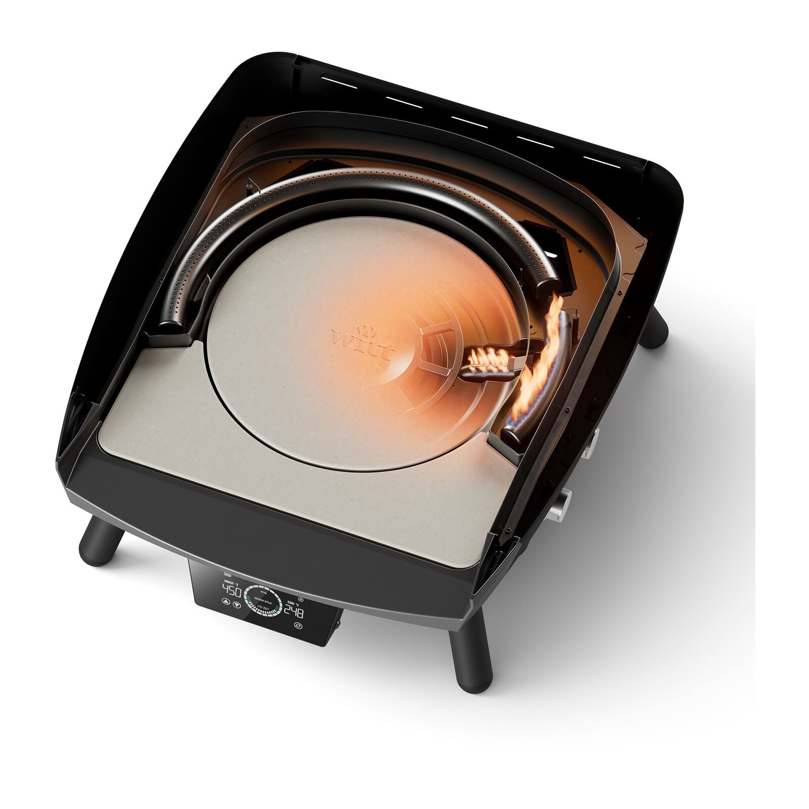 Witt ETNA Rotante Control 13" EU Pizzauuni Vihreä