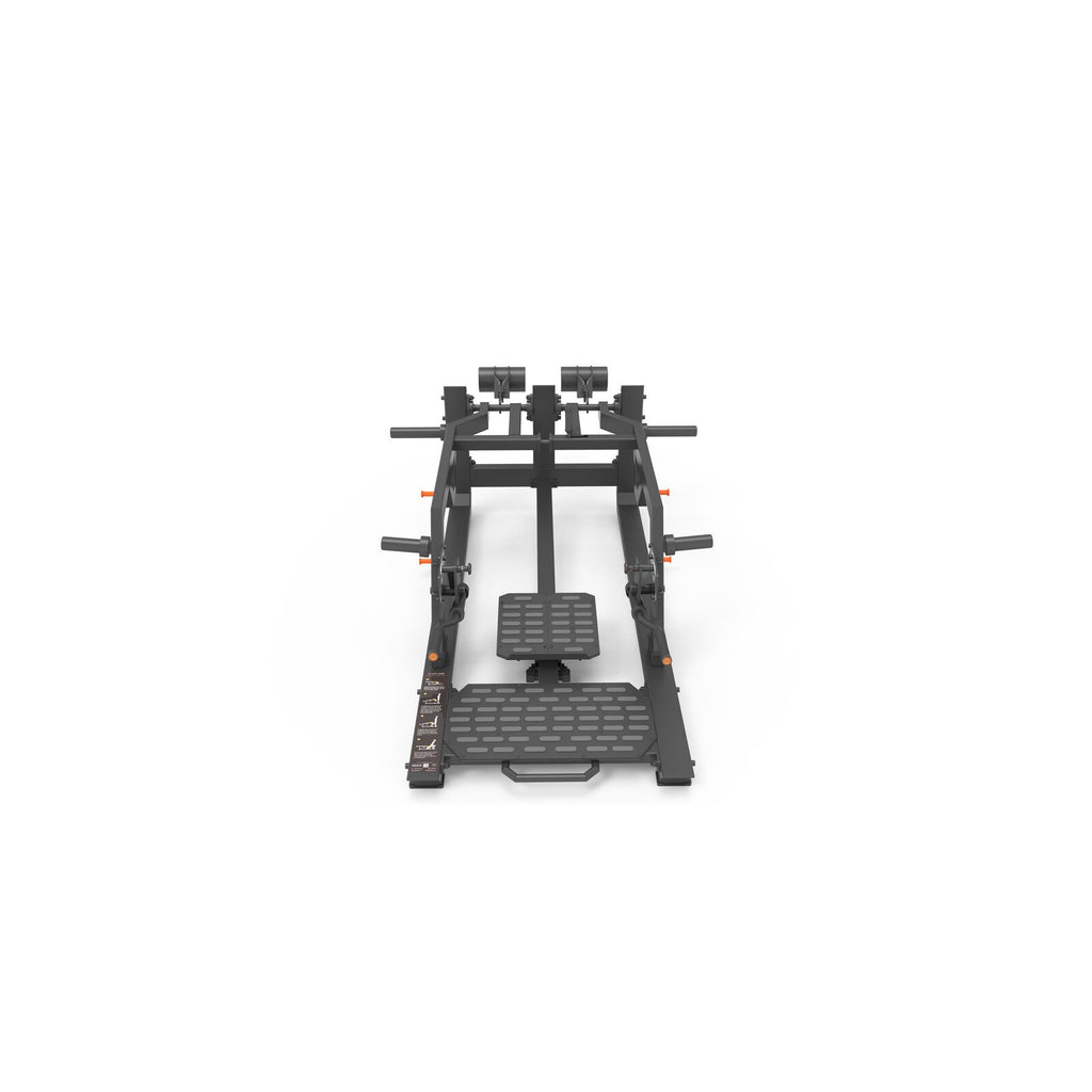Booty Builder Reverse Lunge Plate Loaded Styrketræningsmaskine Sort