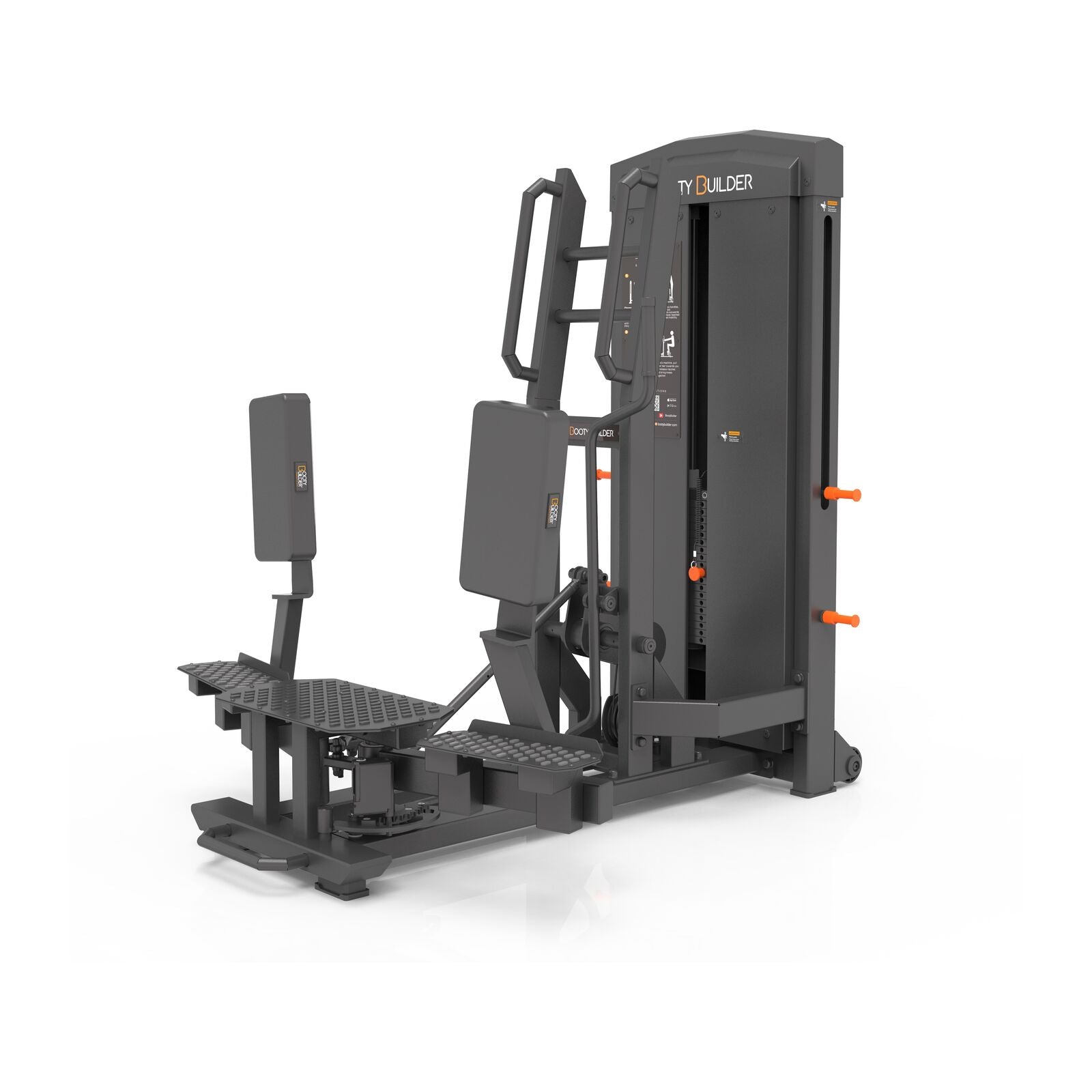 Booty Builder Standing Adductor Selectorized, stabelastet styrketræningsmaskine sort