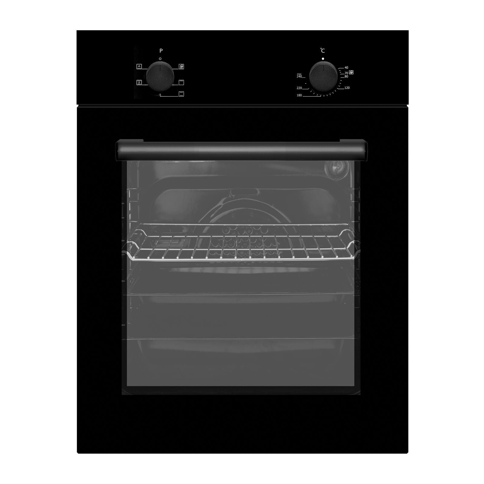 Ecotronic EO451B-1 Indbygningsovn Sort