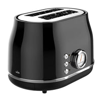 Witt Premium Retro Toaster Black