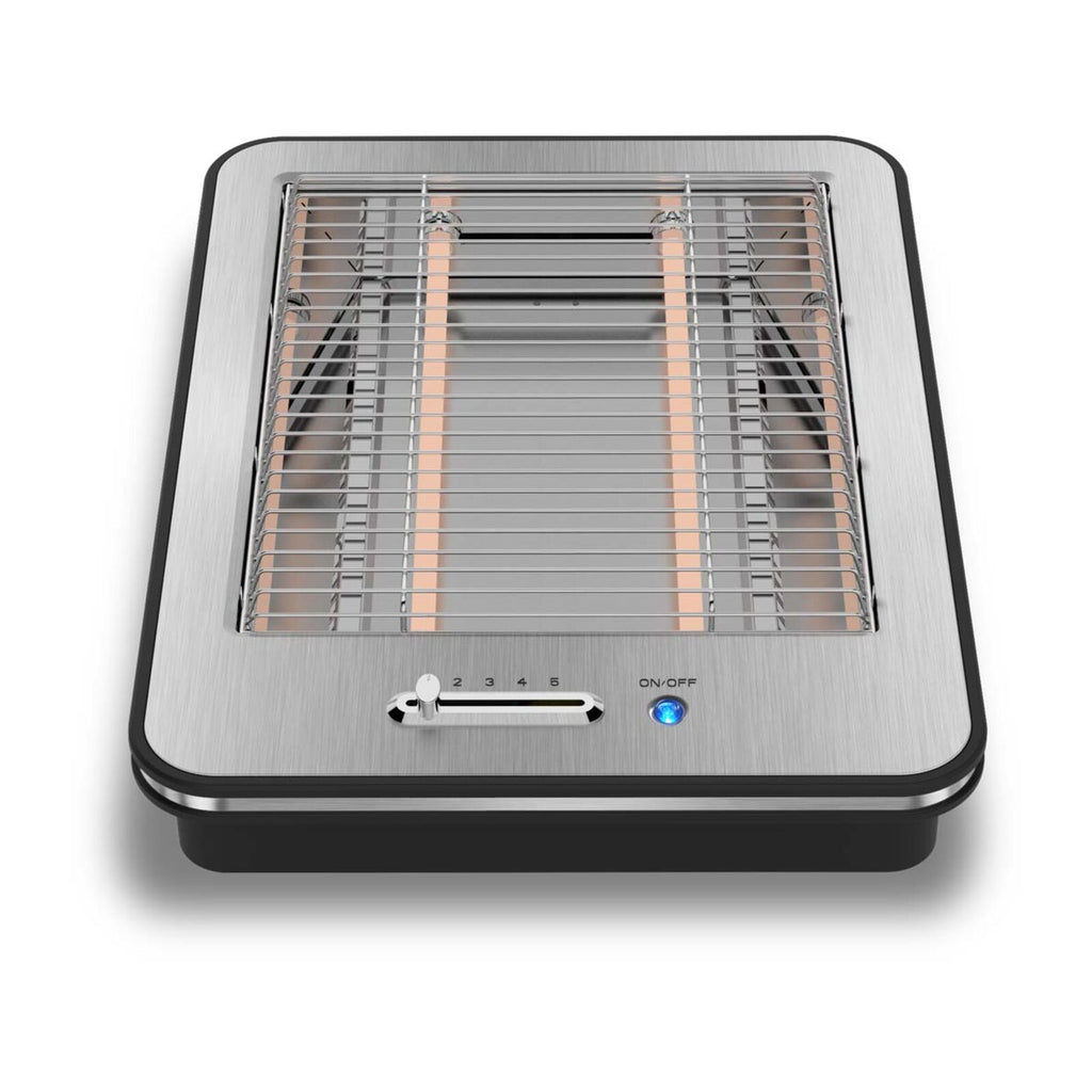 Witt Classic Flat Toaster Børstet Stål