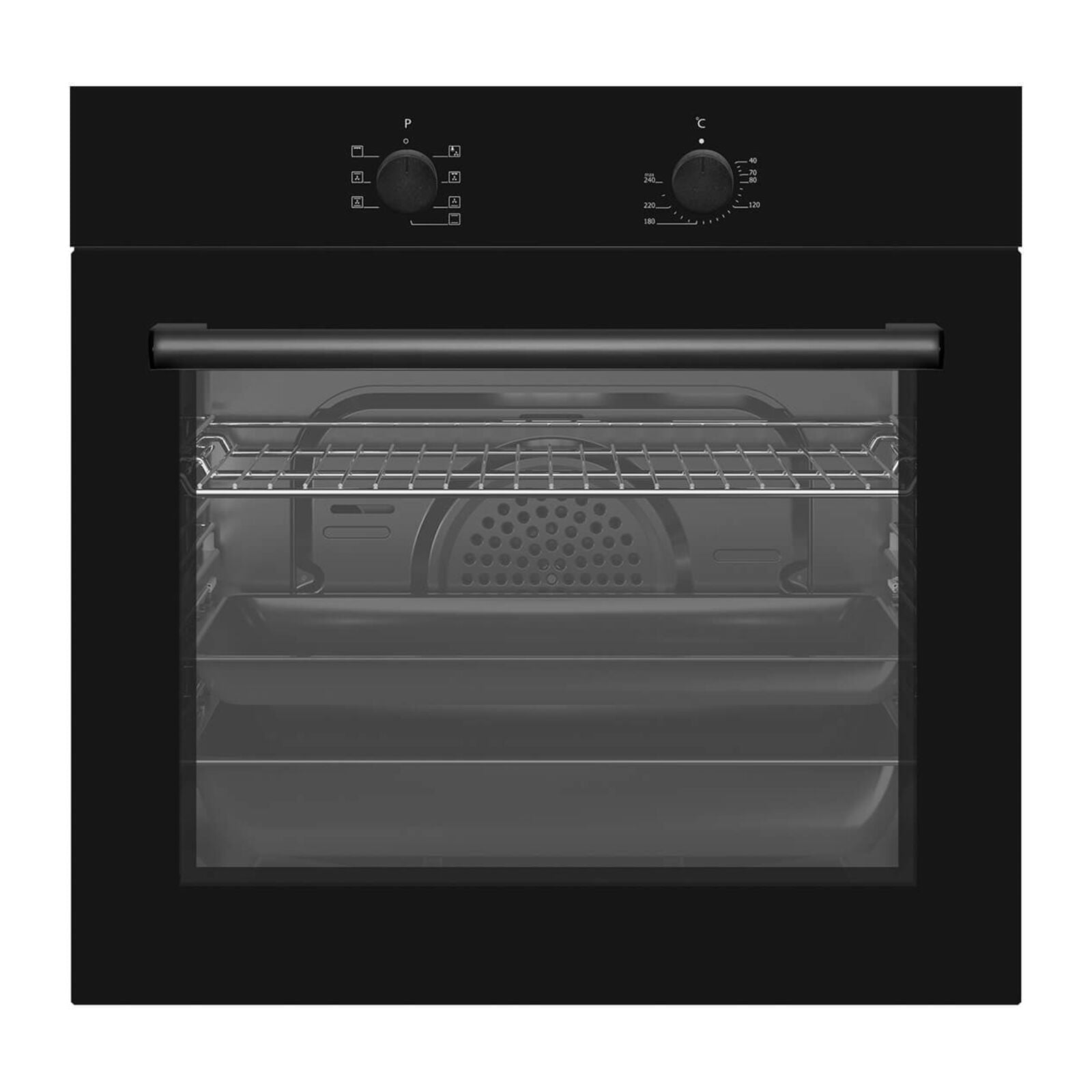 Ecotronic EO601B Indbygningsovn Sort