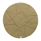 By KlipKlap Play Blanket Round Quilt Star Nougat