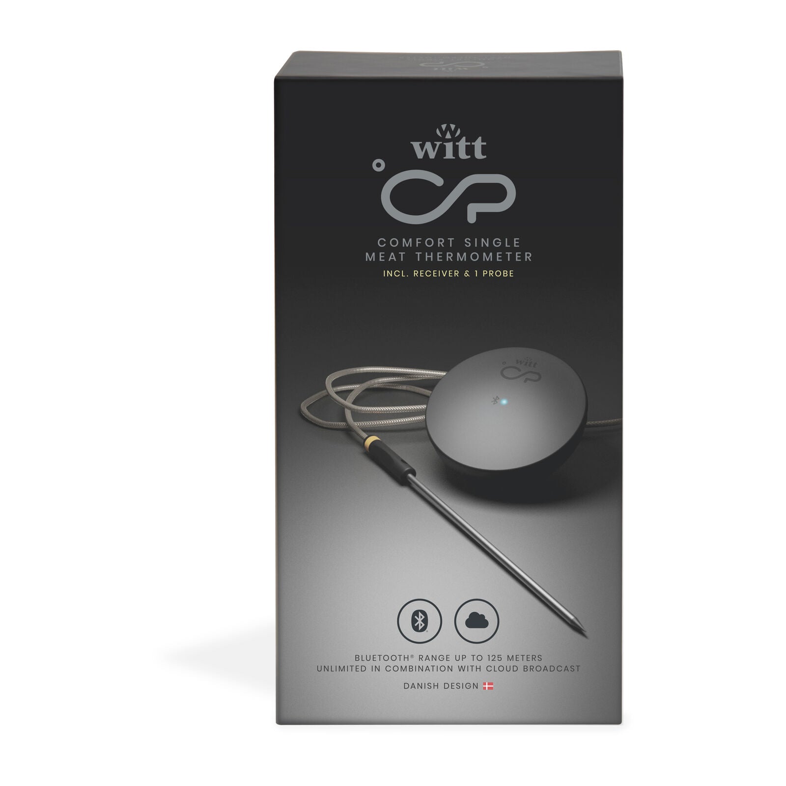 Witt CookPerfect Comfort Single Frying thermometer Black