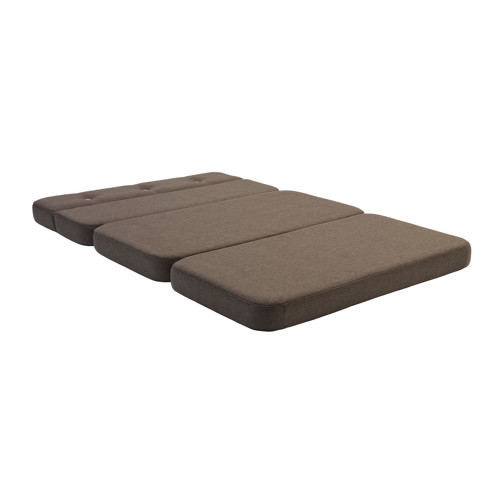 By KlipKlap KK 3 Fold Sofa XL Soft 140 cm Brown w. Sand