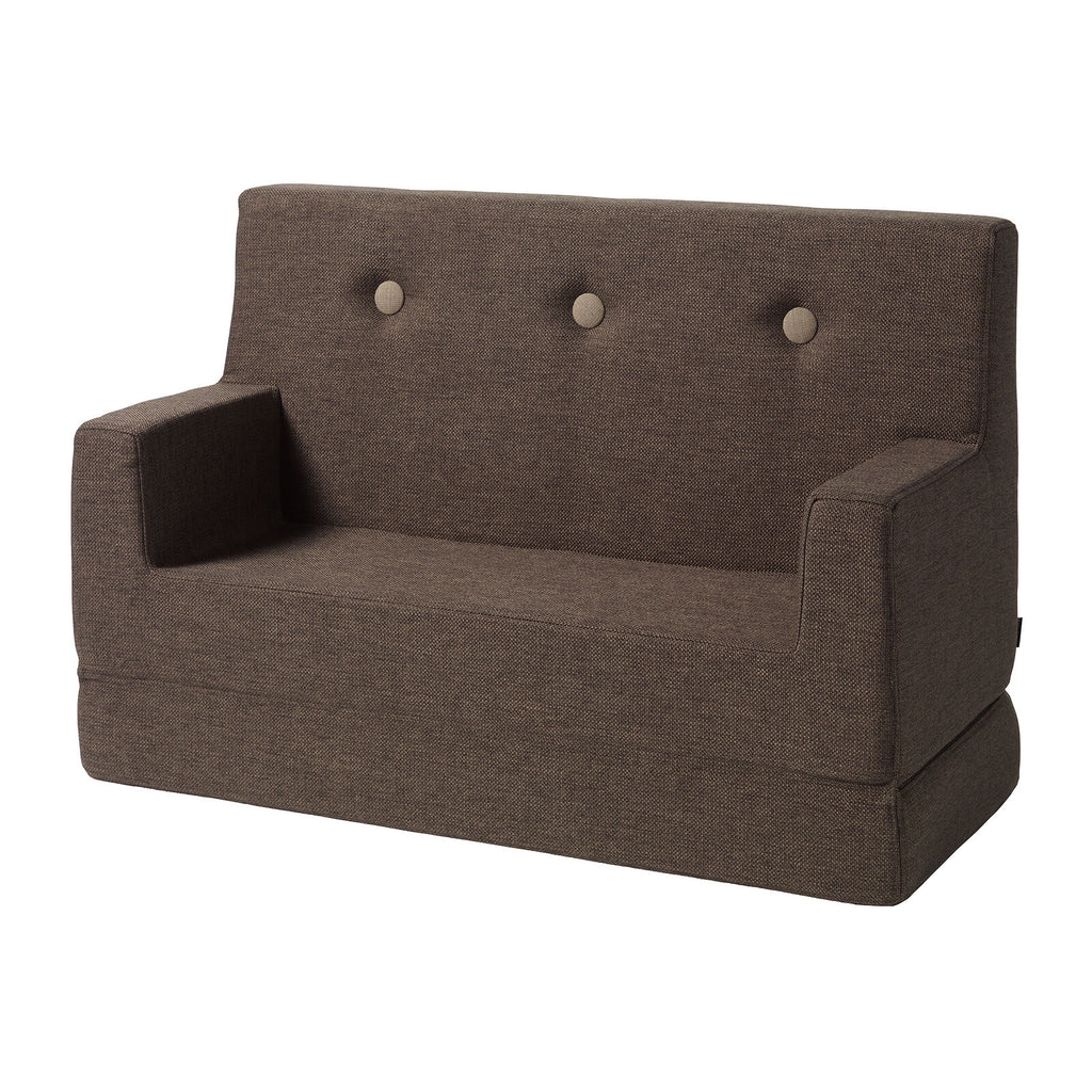 By KlipKlap KK Kids Soffa Brun med Sand