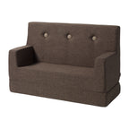 By KlipKlap KK Kids Soffa Brun med Sand