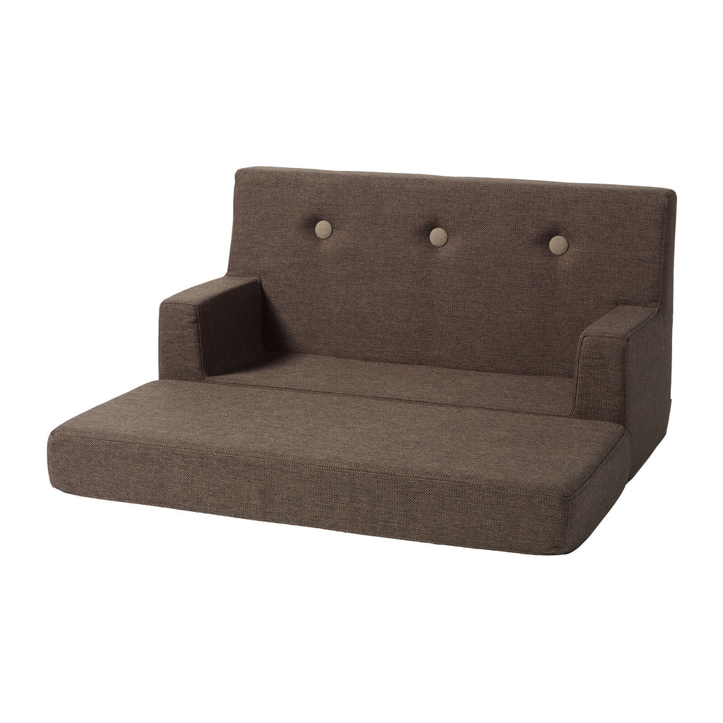 By KlipKlap KK Kids Soffa Brun med Sand