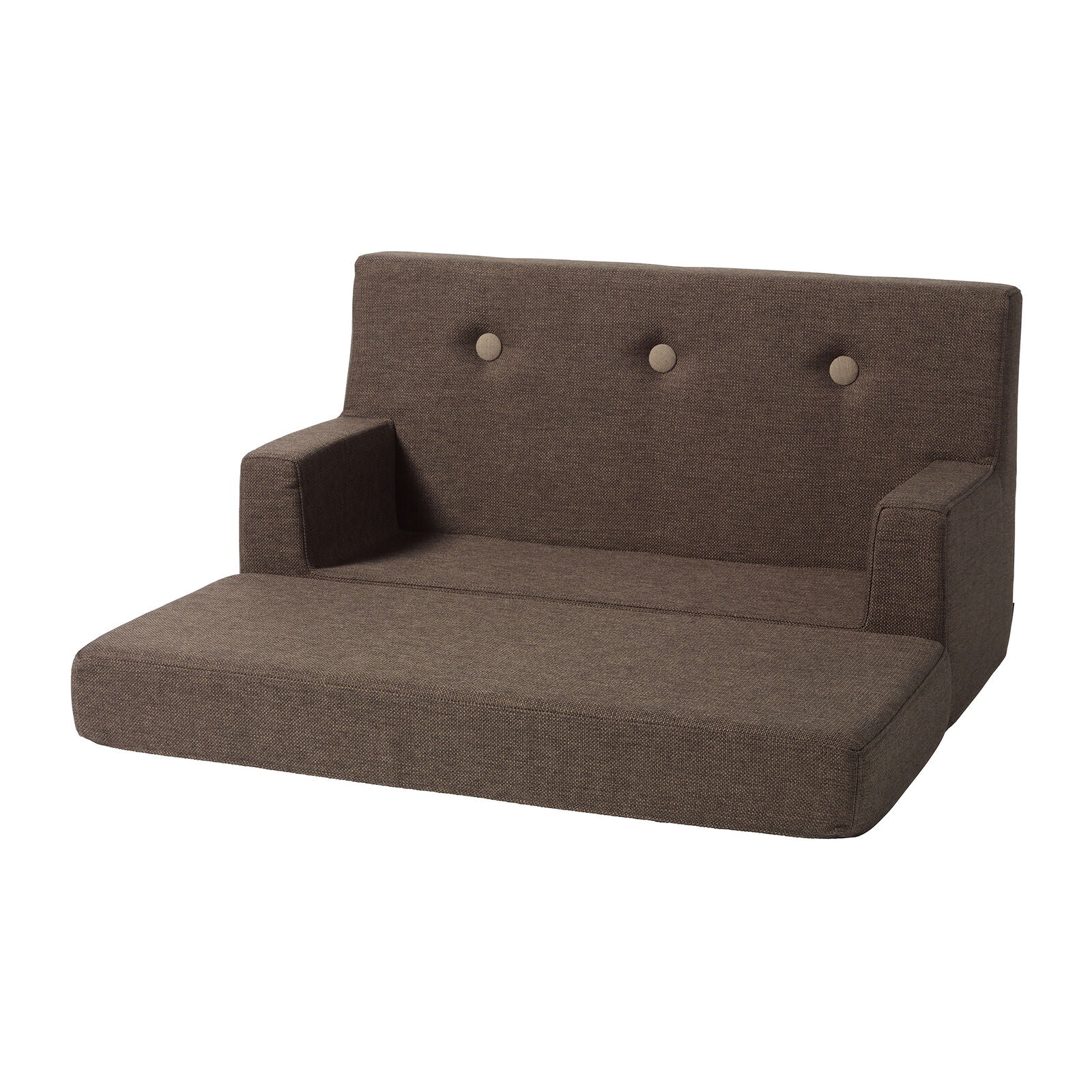 By KlipKlap KK Kids Sofa Brown w. Sand