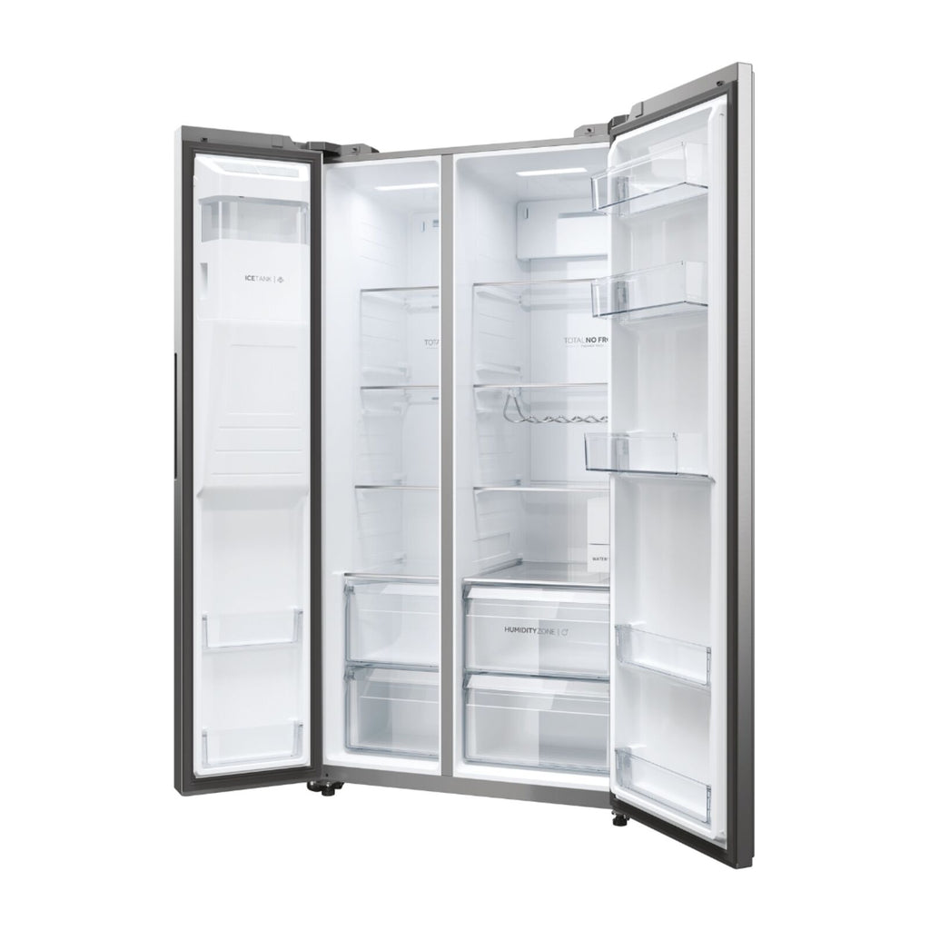 Haier HSW59F18DIMM Køle-fryseskab Rustfrit stål