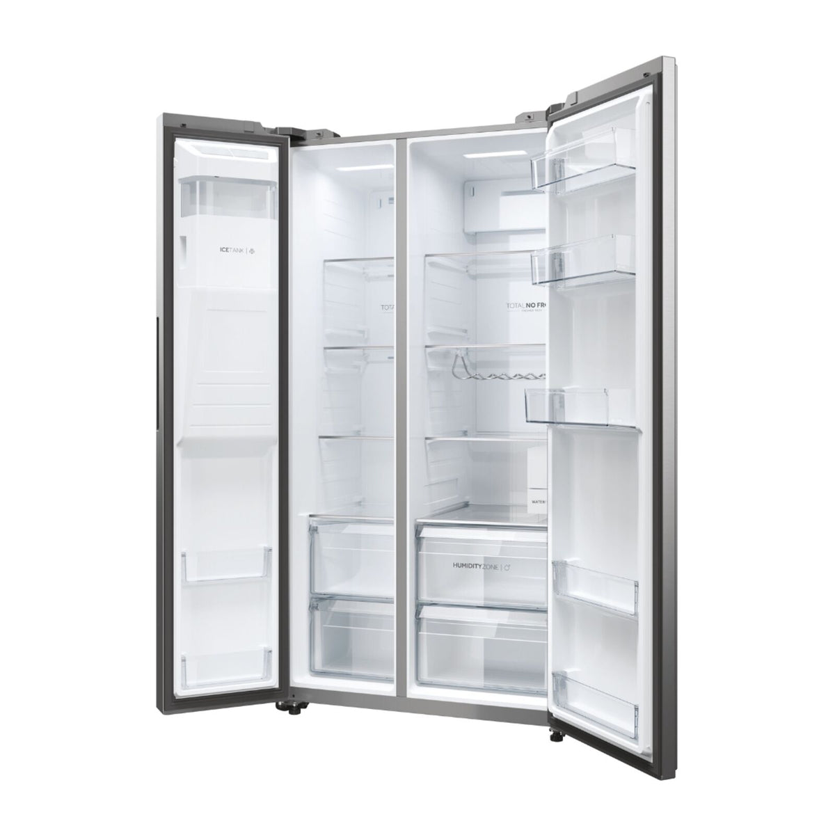 Haier HSW59F18DIMM Køle-fryseskab Rustfrit stål