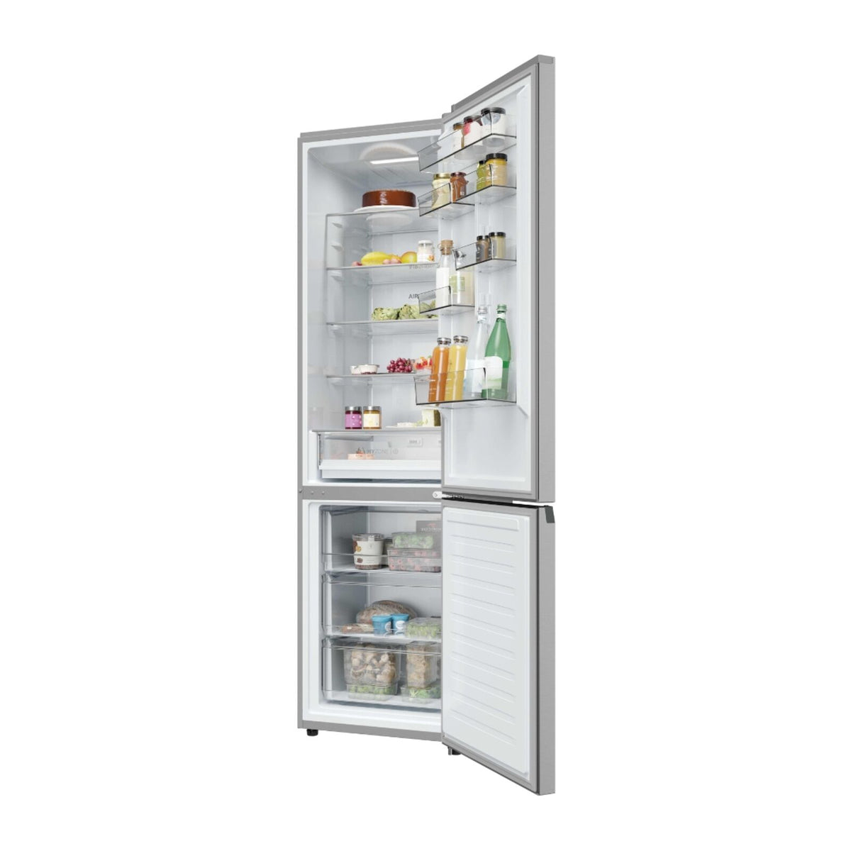 Haier HDPW3620DNPK Køle-fryseskab Rustfrit stål