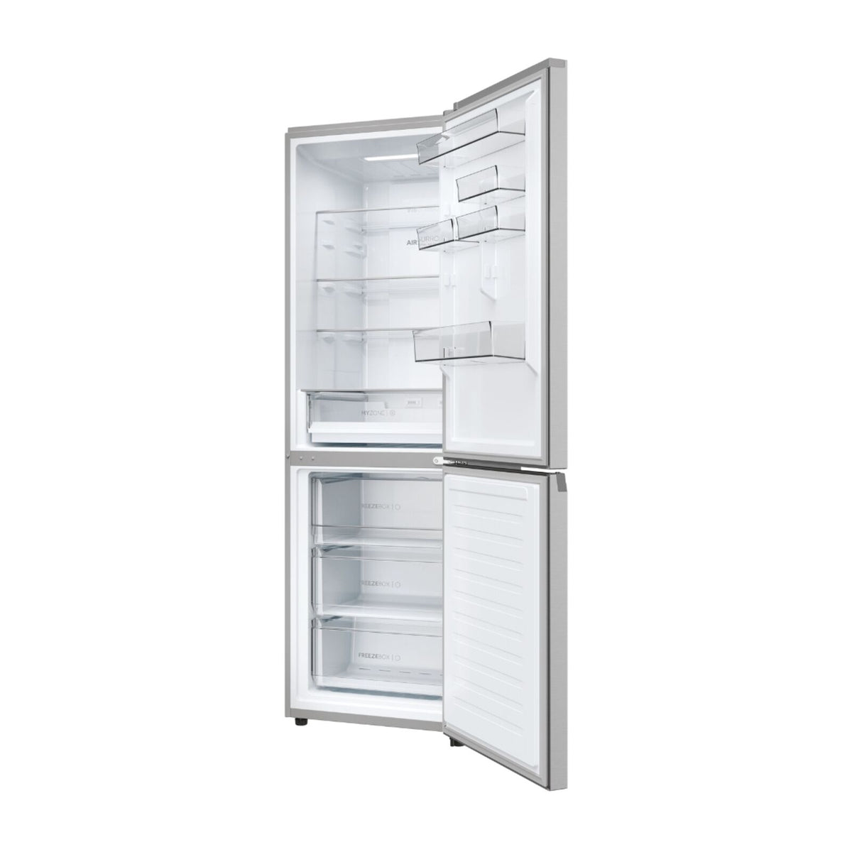 Haier HDPW3618DNPK Fridge-freezer Stainless steel