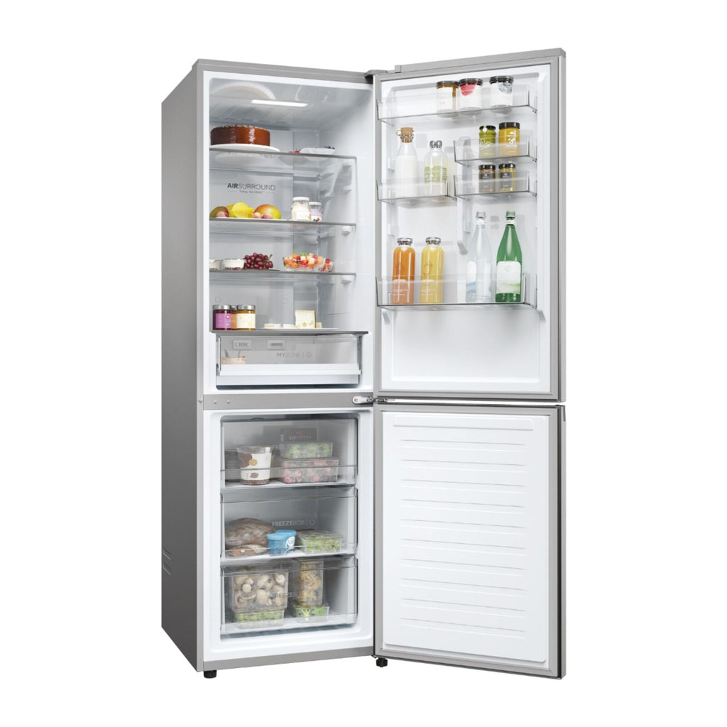 Haier HDPW3618DNPK Fridge-freezer Stainless steel
