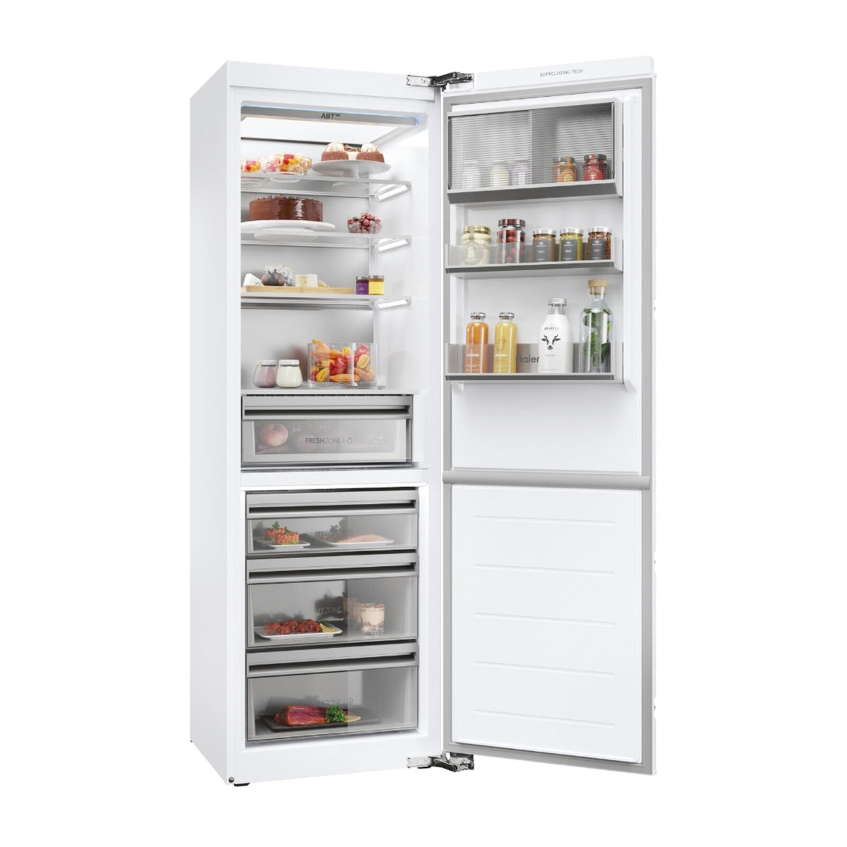 Haier HMLT7518EWF Fridge-freezer Integrated